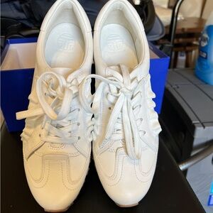 White Tory Burch tennis sneakers